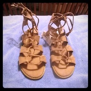 Gray Gladiator Sandals from Old Navy Size 6 NWT